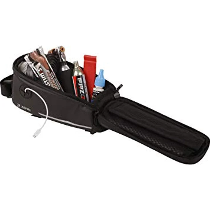 Zéfal Unisex – Erwachsene Oberrohrtasche Console Pack T2 schwarz, 205x95x110mm, 1,2 ltr. (1 Stück), Universal – Bild 4