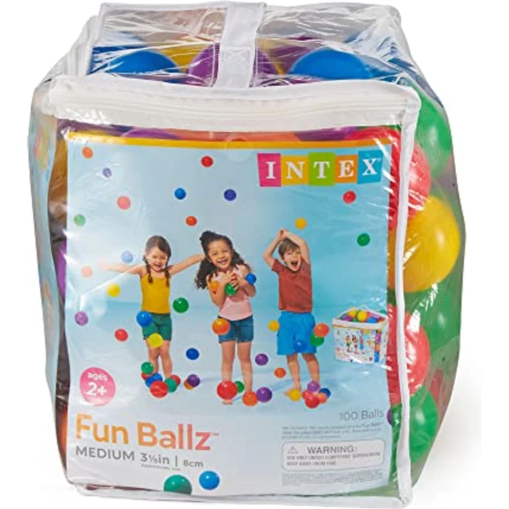 Intex Fun Ballz - Kunststoffbälle - 100 Stück - Ø 8 cm – Bild 10