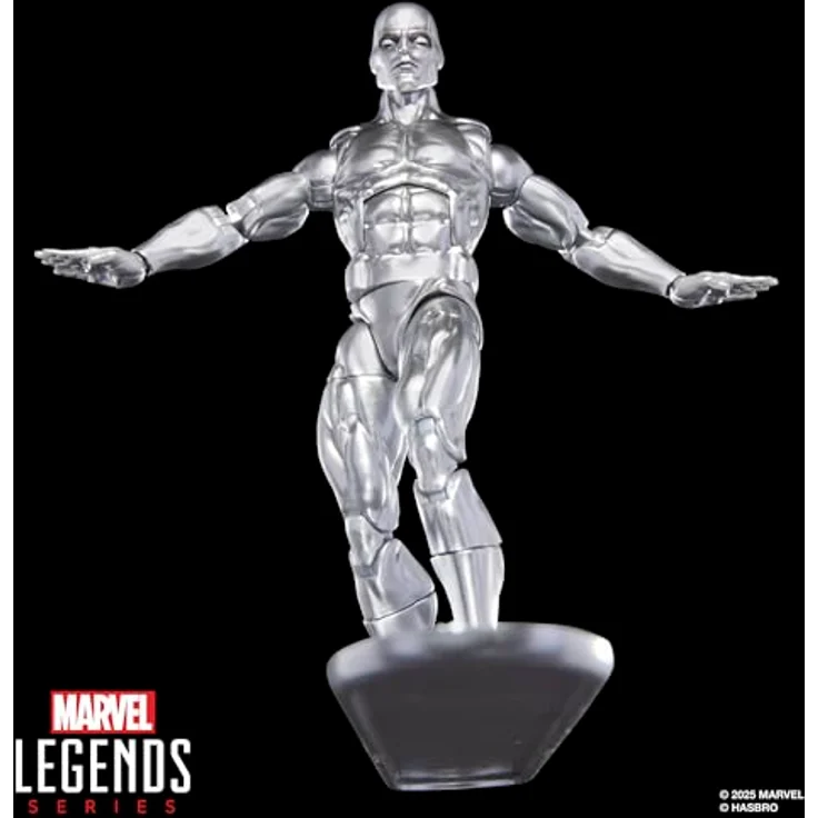 Marvel Legends Series Silver Surfer, 15 cm Action-Figur mit Comicbuch-Accessoire und 6 austauschbaren Händen – Bild 5