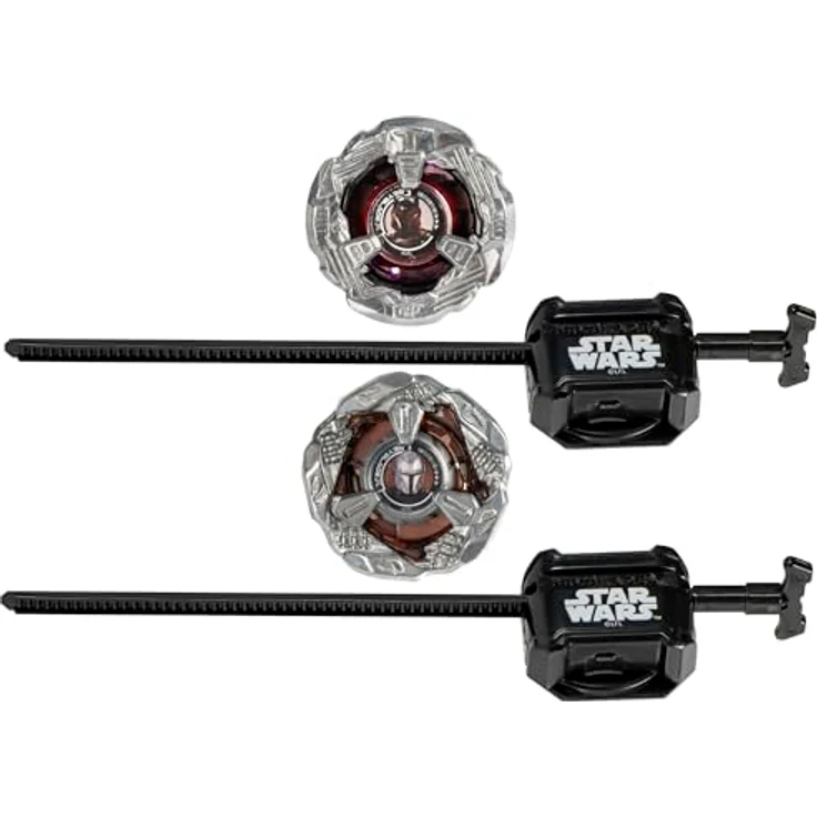 Beyblade X und Star Wars Collab The Mandalorian 3-60F vs. Moff Gideon 3-80N, Sammelfigur für 8 Jahre und älter – Bild 2