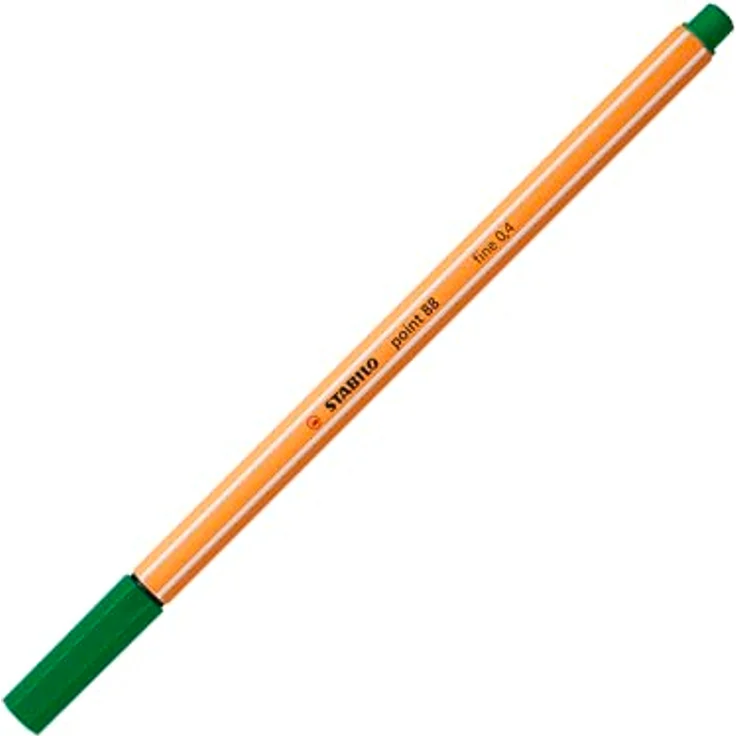 STABILO Point 88 Fineliner, 10er Set farbsortiert, 0,4 mm Spitze, wasserlöslich, sechskantiger Griff – Bild 3