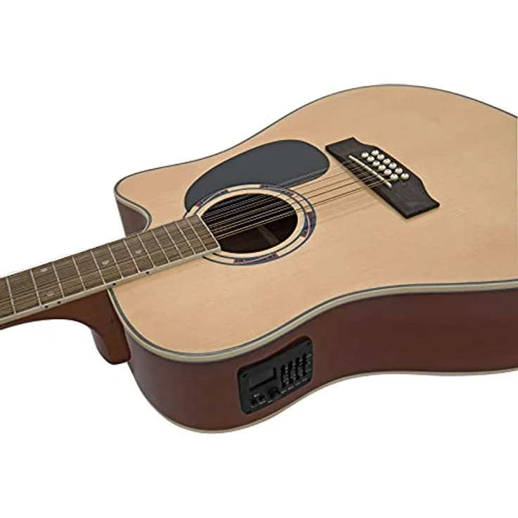 Dimavery DR-612, 12-saitige Westerngitarre in natur, ideale Kindergitarre – Bild 7