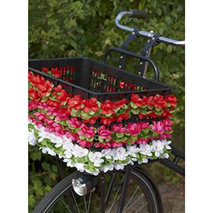 Basil Blumengirlande Flower Garland, weiß, One Size für Kinderfahrrad Zubehör – Bild 3