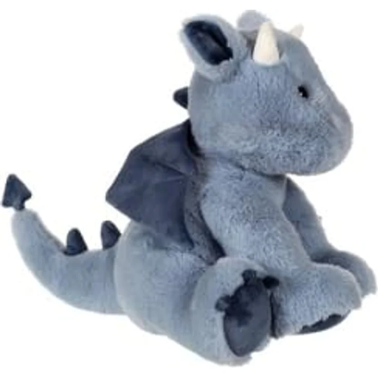 GIPSY Gispy-Dragon Floppy, 30 cm blauer Plüschdrache für Kinder, selbststehend, in 3 Farben erhältlich – Bild 3