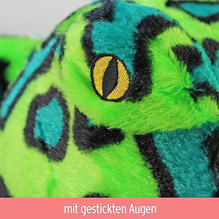 BEMIRO XXL Kuscheltier 240 cm Schlange in grün, flauschig weich, Schlange Kuscheltier, Schlange Plüschtier, Schlange Kuscheltier XXL, Plüsch Schlange, Kuscheltier Schlange – Bild 4