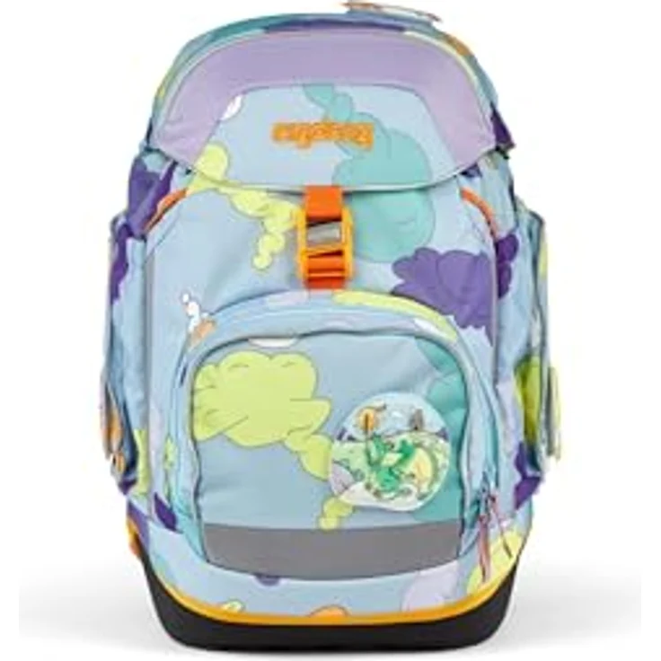 ergobag Schulranzen pack Set (6-tlg.), ergonomischer Schulrucksack mit verstellbarem Your-Size-System und individuellen Kletties – Bild 2