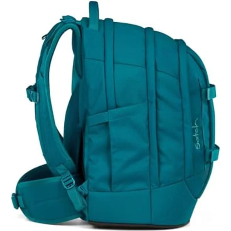 Satch pack Schulrucksack Set 2tlg. Deep Petrol, inkl. Schlamperbox mit 3D Soft-Mesh Rückensystem und Organizerfach – Bild 5