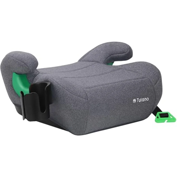 Tulano Cabby 25, Kindersitz, ECE R129/i-Size Norm, grau, universeller Einbau, abnehmbare und waschbare Polsterung, ergonomische Armlehnen – Bild 1