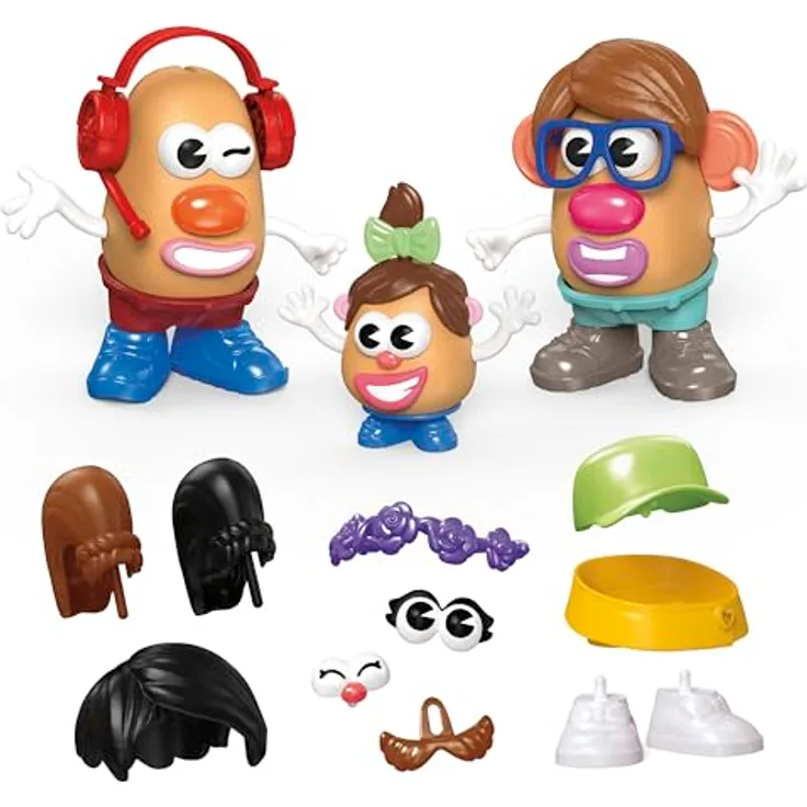 Hasbro Gaming Gestalte Deine Eigenen Kartoffelfamilienfiguren, Mehrfarbig, 41 Teile, kompatibel mit Potato Head Spielzeugen