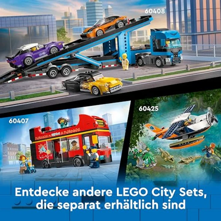 LEGO® Konstruktionsspielsteine Doppeldeckerbus (60407), LEGO City, (384 St), Made in Europe – Bild 8