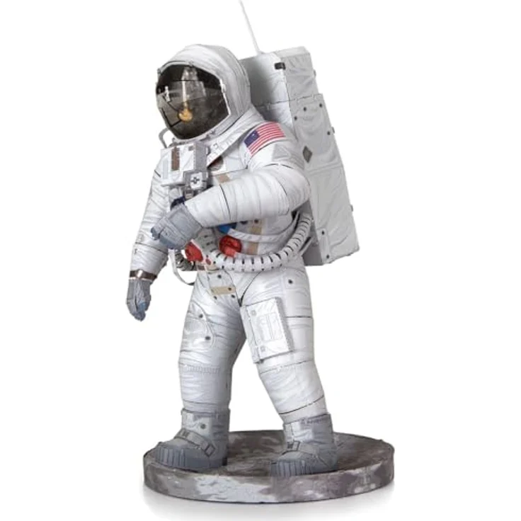 Fascinations Metal Earth PS2016, 3D Metall Puzzle Bausatz Raumfahrt Apollo 11 Astronaut, lasergeschnitten mit 2.5 Metallplatinen, für Erwachsene ab 14 Jahren – Bild 2
