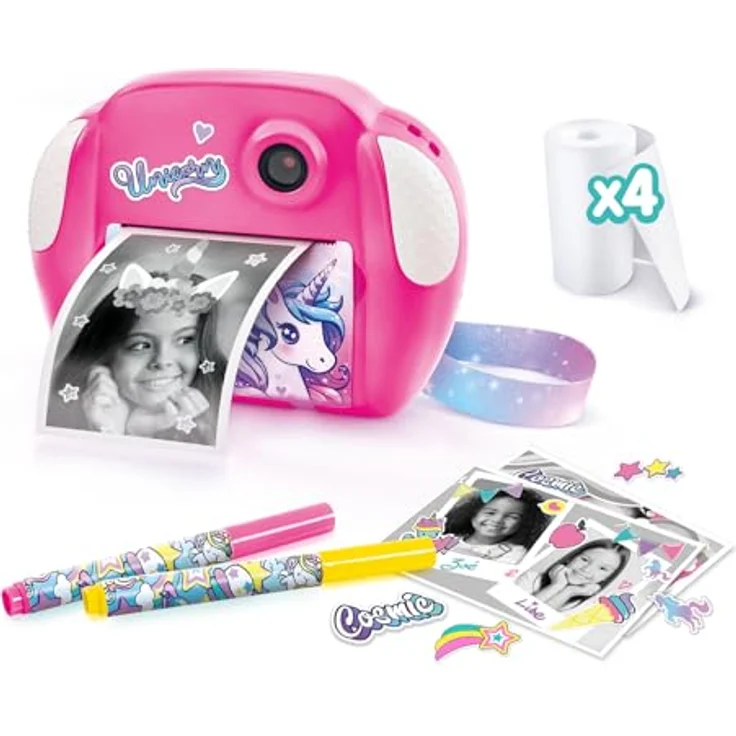 Canal Toys Photo Creator Licorne, Kinderkamera mit 12 MP und 1080p Videoaufnahme, rosa – Bild 6