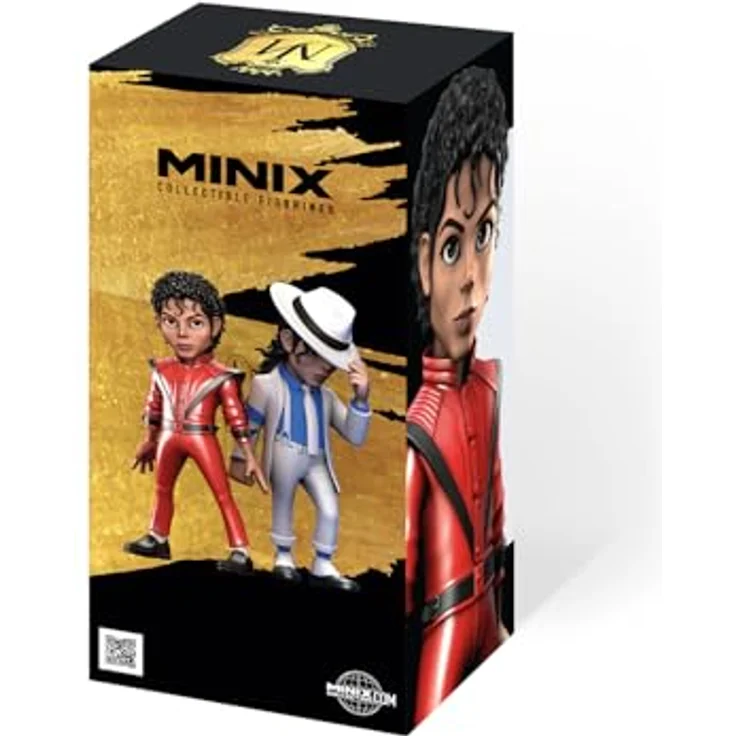 MINIX MICHAEL JACKSON Thriller - Sammelfigur - Höhe 12 cm Music #106 - Offizielles Lizenzprodukt, PVC Figur, in Ausstellungsbox - MINIX – Bild 5