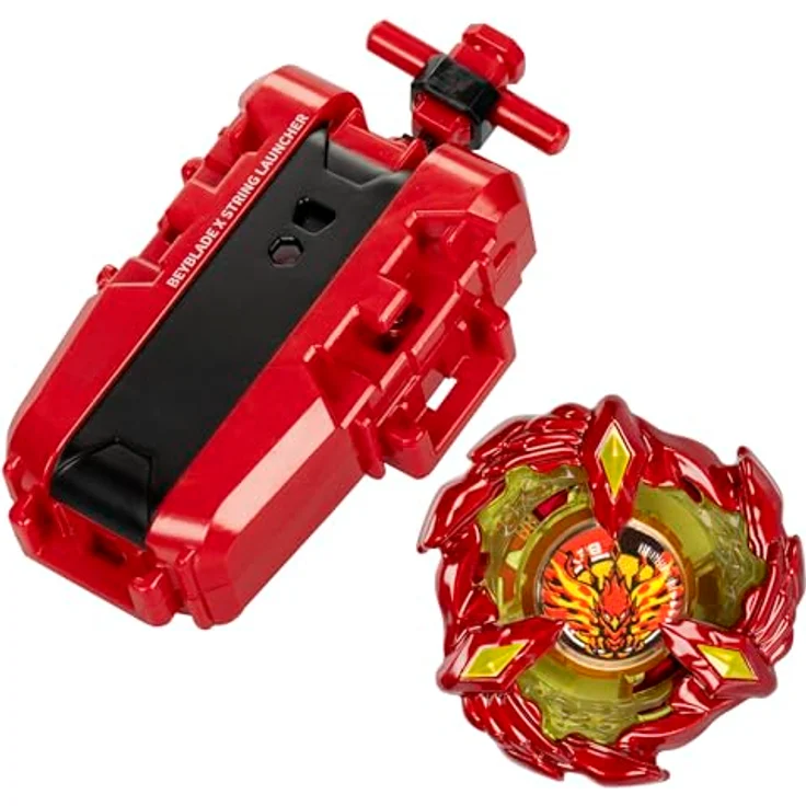 Hasbro Beyblade X Soar Phoenix Deluxe Schnur-Starter Set, Angriffs-Typ Kreisel 9-60GF mit X-Celerator Beschleunigungssystem, für Kinder ab 8 Jahren – Bild 2