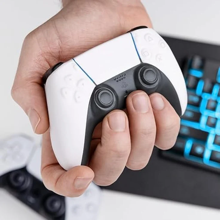 Paladone PP9404PS Playstation Stressball | Fingertraining & Stressabbau Spielzeug | Geschenk für Gamer für Zuhause oder Büro, weiß, S – Bild 3