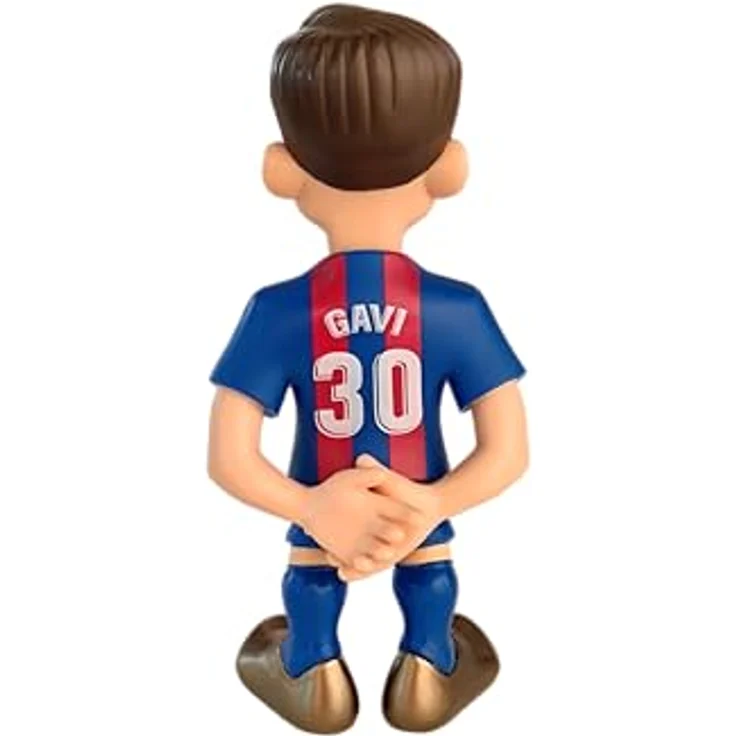 MINIX FC Barcelona GAVI 6#154, Sammelfigur aus PVC, 12 cm, offiziell lizenziert in Ausstellungsbox – Bild 5