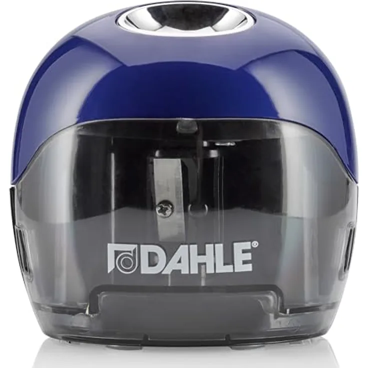 KOH-I-NOOR Dahle 250, elektrische Bleistiftspitzmaschine mit großem Spänebehälter, blau