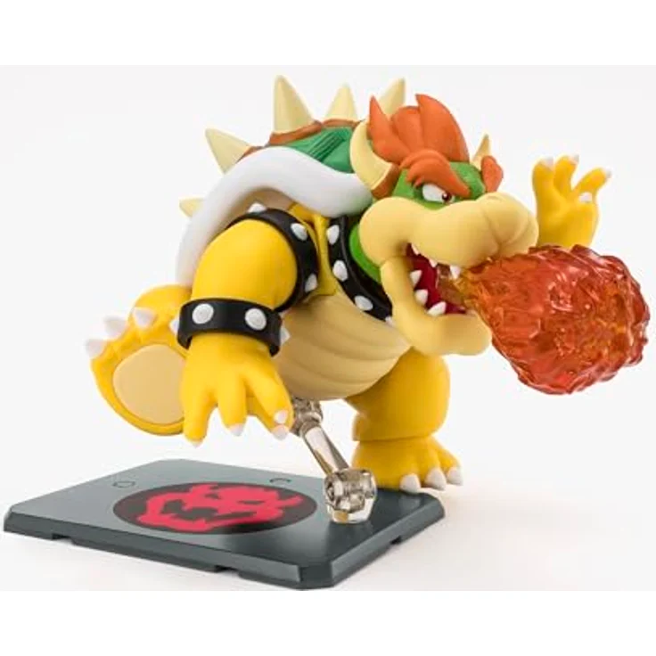 Bandai Tamashii Nations Super Mario S.H. Figuarts Actionfigur Bowser, 13 cm, beweglich und detailliert – Bild 4
