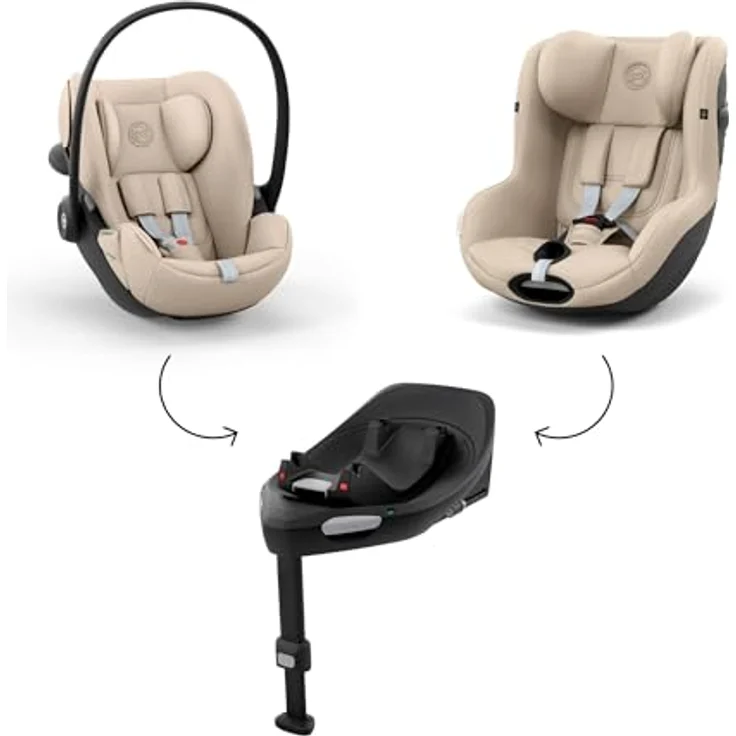 Cybex Base G3, Isofix Basis für Sirona G3 und Cloud G3 mit 360° Drehfunktion und verstellbarem Stützfuß – Bild 7
