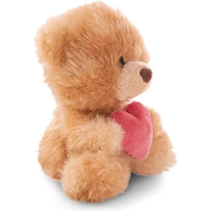 NICI Kuscheltier Bär mit Herz 18cm - Hellbraun aus weichem Plüsch, für Kinder & Erwachsene, tolle Geschenkidee – Bild 2