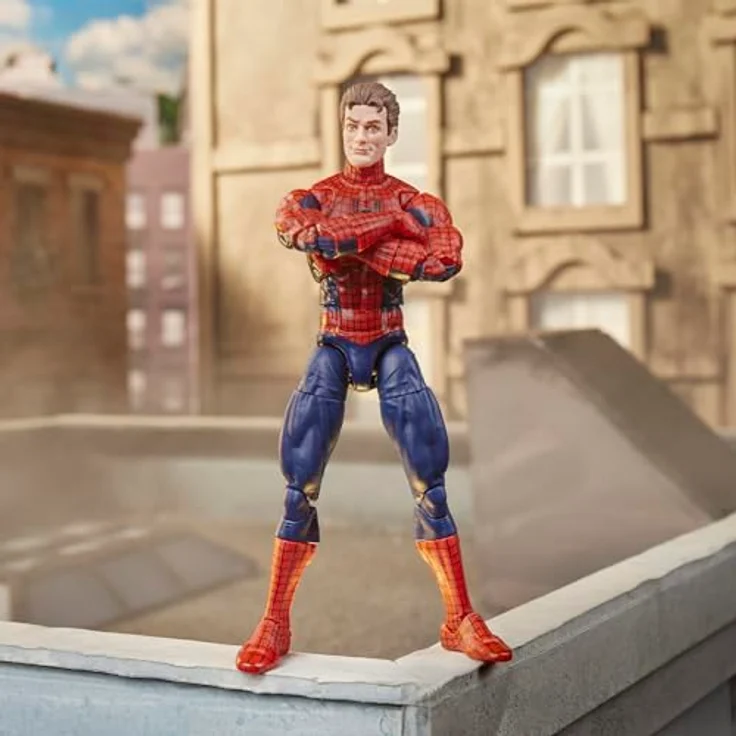 Hasbro Marvel Legends Maximum Series Spider-Man Actionfigur, 15 cm, rot, detailgetreu und aufwendig gestaltet – Bild 7