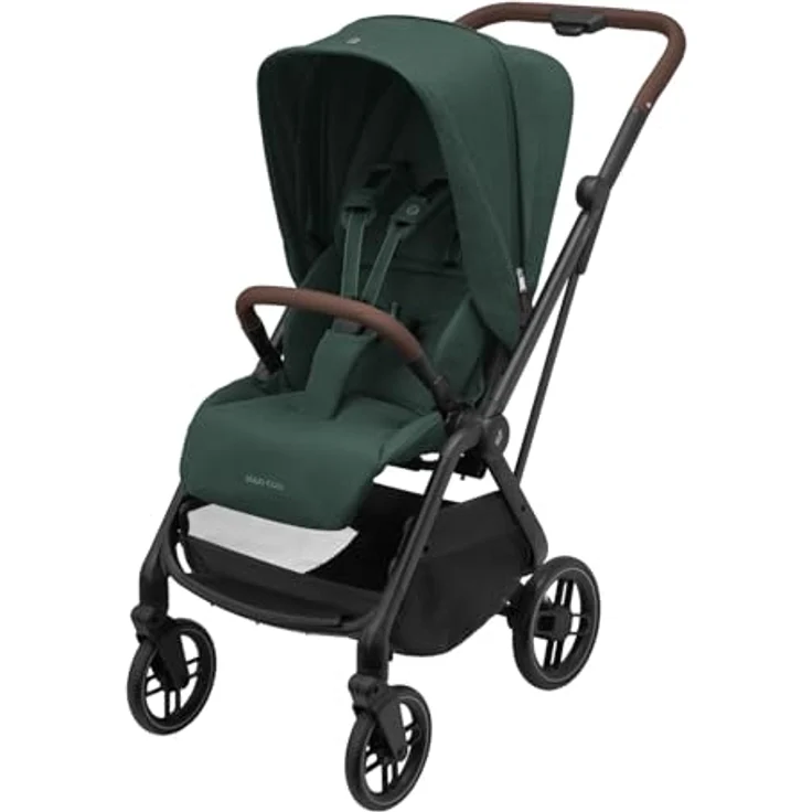 Maxi-Cosi Leona² Kinderwagen, superkompakt zusammenklappbar, für Kinder 0–4 Jahre bis 22 kg, mit pannensicheren Rädern und höhenverstellbarer Rückenlehne – Bild 1