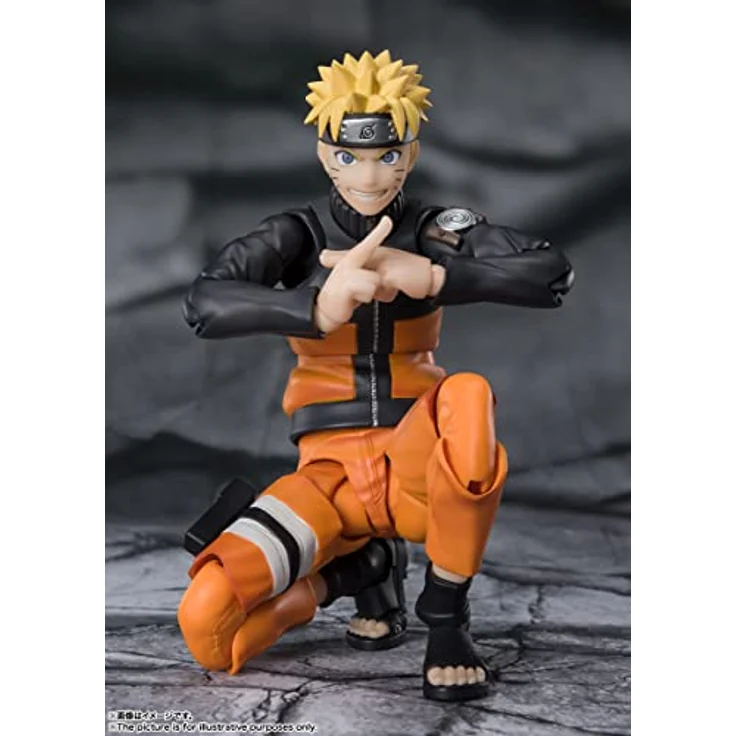 BANDAI TAMASHII NATIONS Naruto - Naruto Uzumaki Jinchuuriki - Statuette S.H. Figuarts 14cm – Bild 2