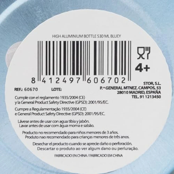 Stor Wiederverwendbare Aluminiumflasche DE 530 ml, BPA-frei, offizielles Lizenzprodukt, BLUEY – Bild 5