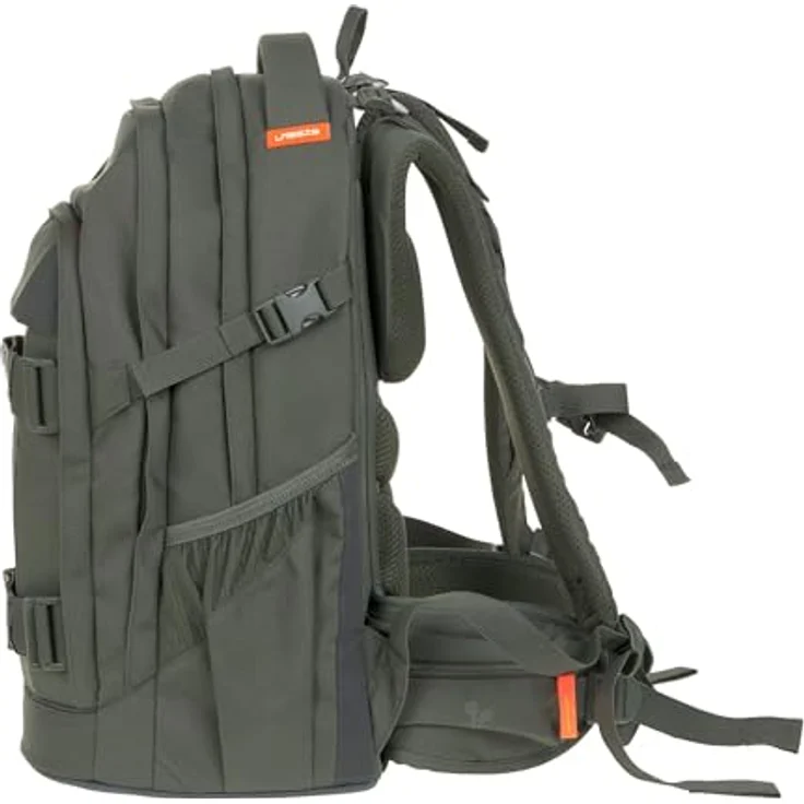 LÄSSIG Schulrucksack Bold Origin - Schulrucksack 46.5 cm, höhenverstellbares Rückenteil, wasserabweisend, Reflektoren, blau – Bild 3