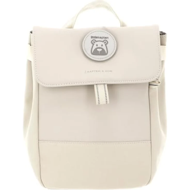 Kapten & Son Fyn Kinderrucksack, 28 cm, in Weiß, aus 100% Polyester, für den Kindergarten – Bild 1