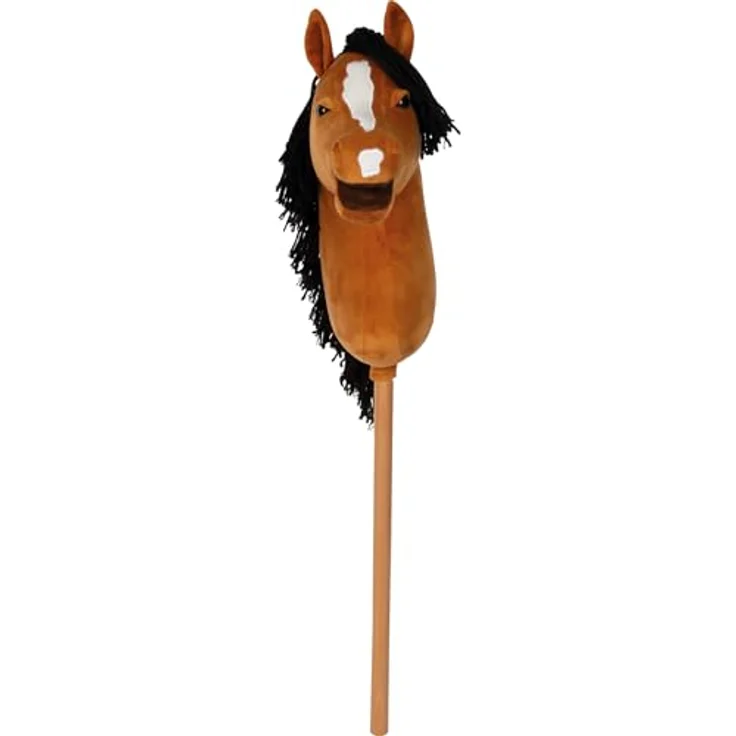 Small Foot Steckenpferd Hobby Horse Melodie, braun, inkl. Halfter, Trense & Führstrick, für aktives Hobby Horsing – Bild 9