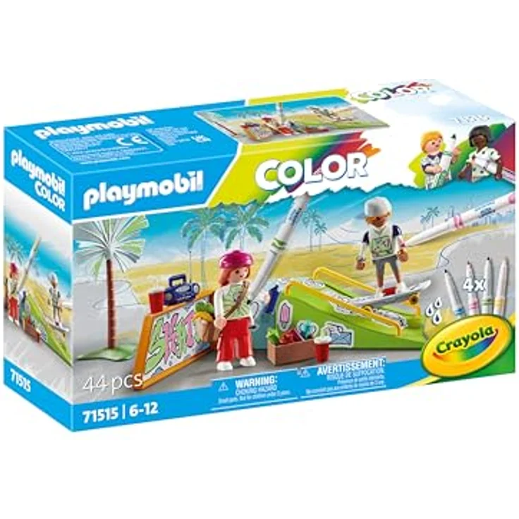 Playmobil® Konstruktions-Spielset Skatepark (71515), Color, (44 St), Made in Europe - Preisvergleich – Bild 2