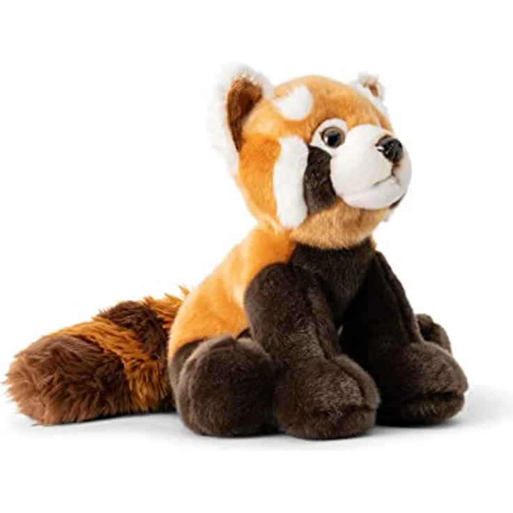 Tobar Plüsch Roter Panda Kuscheltier, realistisches Design, 100% recycelte PET-Füllung, inklusive Miniaturbuchlet mit Fakten – Bild 2