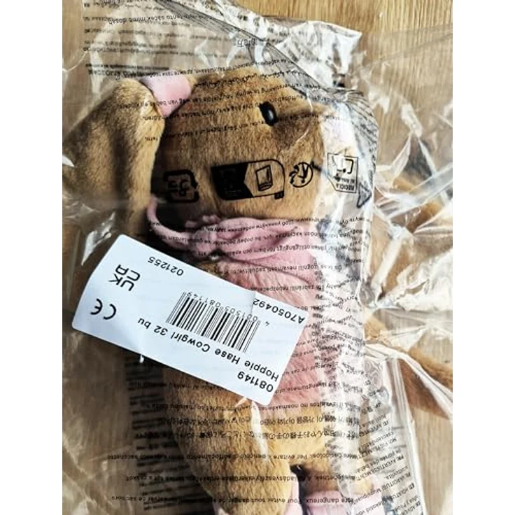 Steiff Hoppie Hase Cowgirl 32cm, Plüschtier mit Cowgirl-Stiefeln im Western Design, waschmaschinenfest, Soft Cuddly Friends – Bild 3