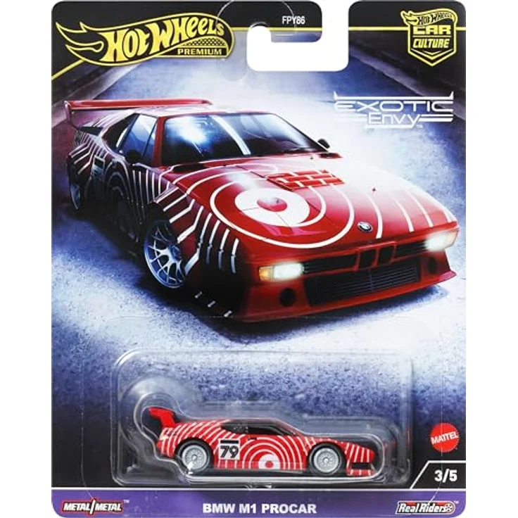 Hot Wheels BMW M1 Procar HKC79, 1:64 Die-Cast Fahrzeug aus der Car Culture Circuit Legends Kollektion – Bild 1