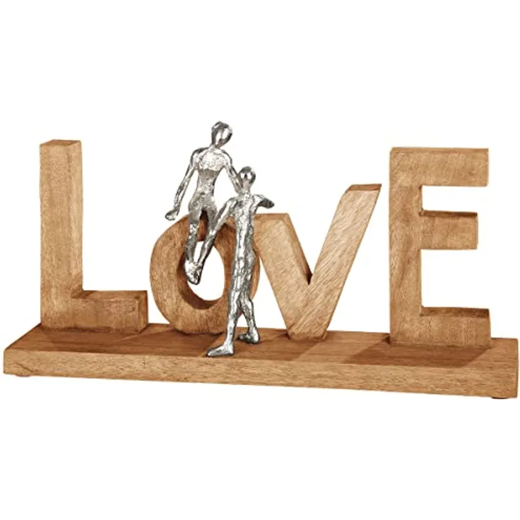 Casablanca Holz Deko Buchstaben - Schriftzug Love - Dekoration und Geschenk Hochzeit - Breite 50 cm