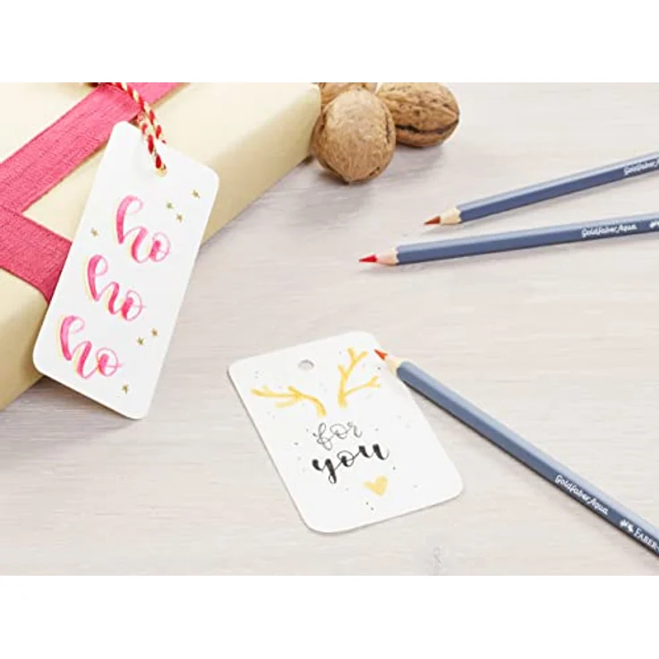 Faber-Castell 114636 - Aquarellstifte Goldfaber, 36-teiliges Buntstifte Set, bruchsicher, vollständig wasservermalbar – Bild 5