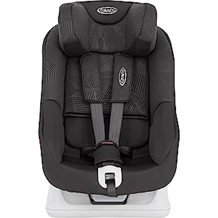 Graco Reboarder-Kindersitz Extend LX R 129, für Kinder von 40 cm bis 105 cm, Installation mit Fahrzeuggurt, Sitzverkleinerer, Midnight – Bild 6
