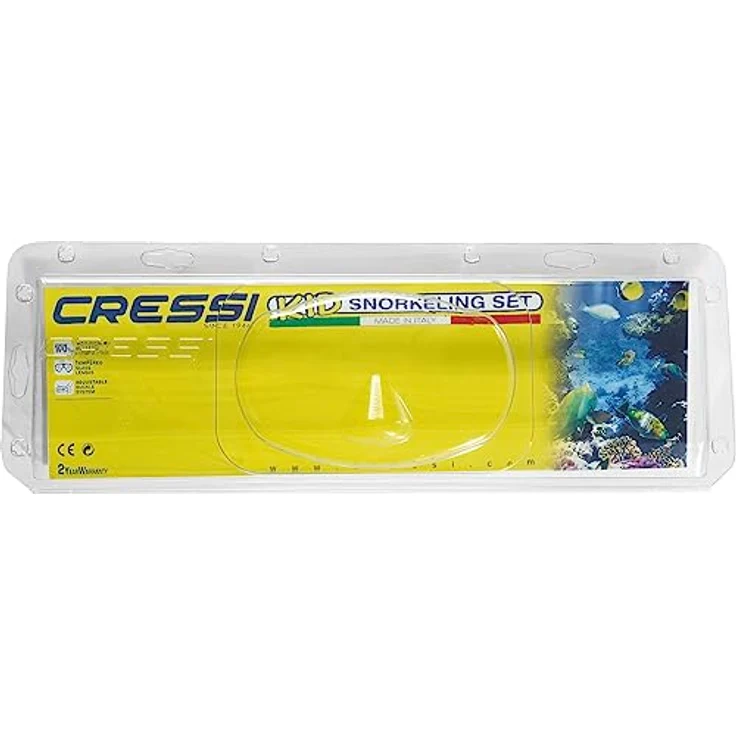 Cressi Perla Jr & Minigringo - Premium Combo Schnorchelset Junior , Unisex Kinder, Mehrfarbig – Bild 4