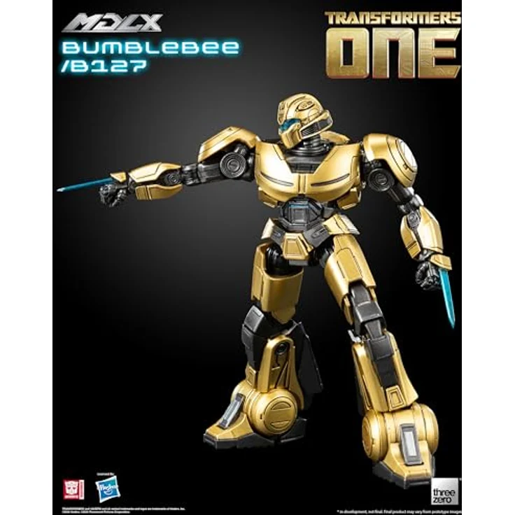 THREEZERO Transformers MDLX Actionfigur Bumblebee/B127, 12 cm, mit Zubehör in Fensterbox aus ABS, POM, PVC, Zinklegierung und Metallteilen – Bild 2