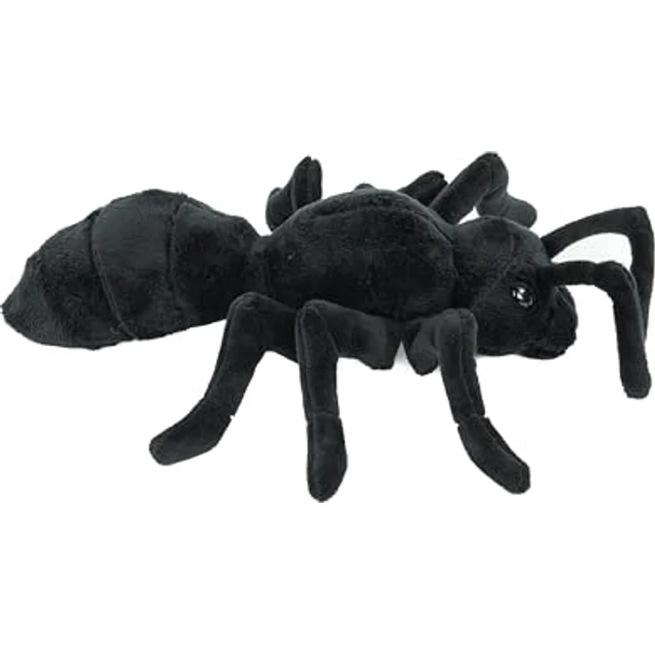 Teddys Rothenburg Kuscheltier Ameise, 24 cm Plüschstofftier in schwarz, maschinenwaschbar bis 30°C – Bild 2