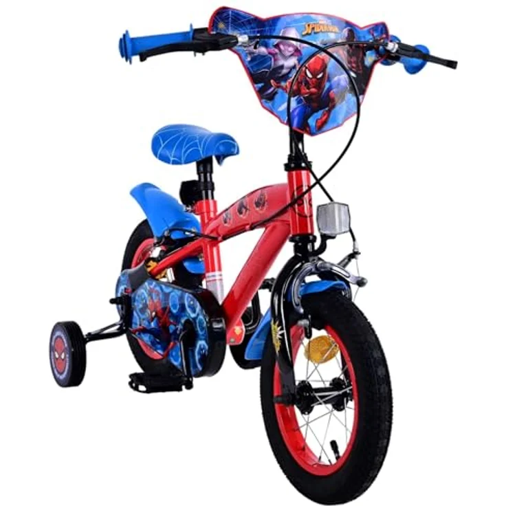 Volare Kinderfahrrad Ultimate Spider-Man - Jungen - Blau/Rot - Zweihandbremsen, bis 60 kg, 85% zusammengebaut, 12 oder 14 Zoll, 3 - 5 Jahre – Bild 5