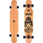 Apollo Dancer Longboard Weird, 46 x 9,5 Zoll, ABEC 9 Kugellager, stylische Longboards, perfekt zum Dancing für Profis und Anfänger, Komplettboard für Tricks und Moves Aller Art, Cruiser Longboard