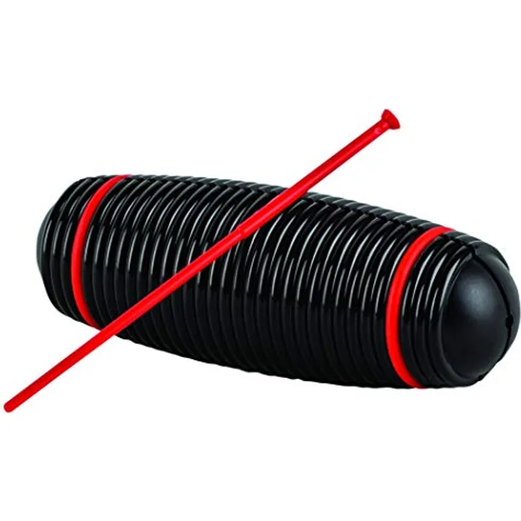 Halilit Hi-Lo Guiro. High-end Latin Percussion Musical Instrument. Scraper/Beater. Percussionists of All Levels. Teens & Adults. Durable (Red)