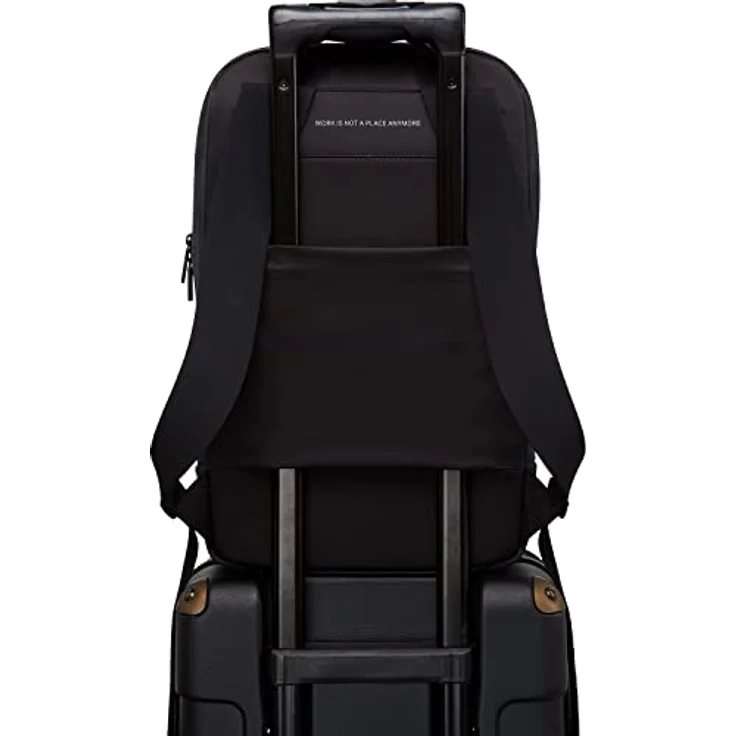 Salzen Rucksack Savvy Leather Charcoal Black – Bild 5