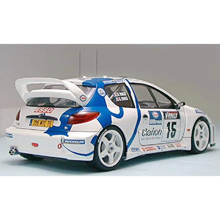 TAMIYA 1/24 PEUGOT 206 WRC, detaillierter Modellbausatz zum Selbstmontieren – Bild 4