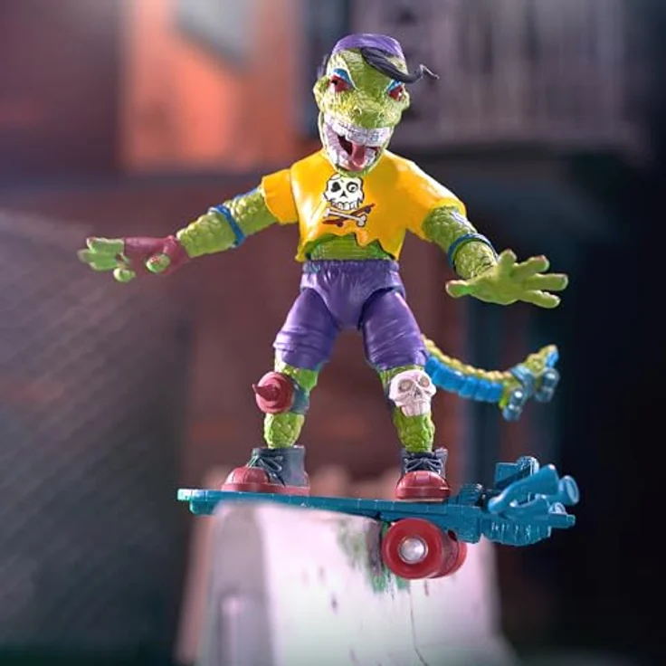 Super7 Teenage Mutant Ninja Turtles Ultimates Actionfigur Mondo Gecko, 18 cm, beweglich mit Zubehör und Austauschteilen – Bild 4