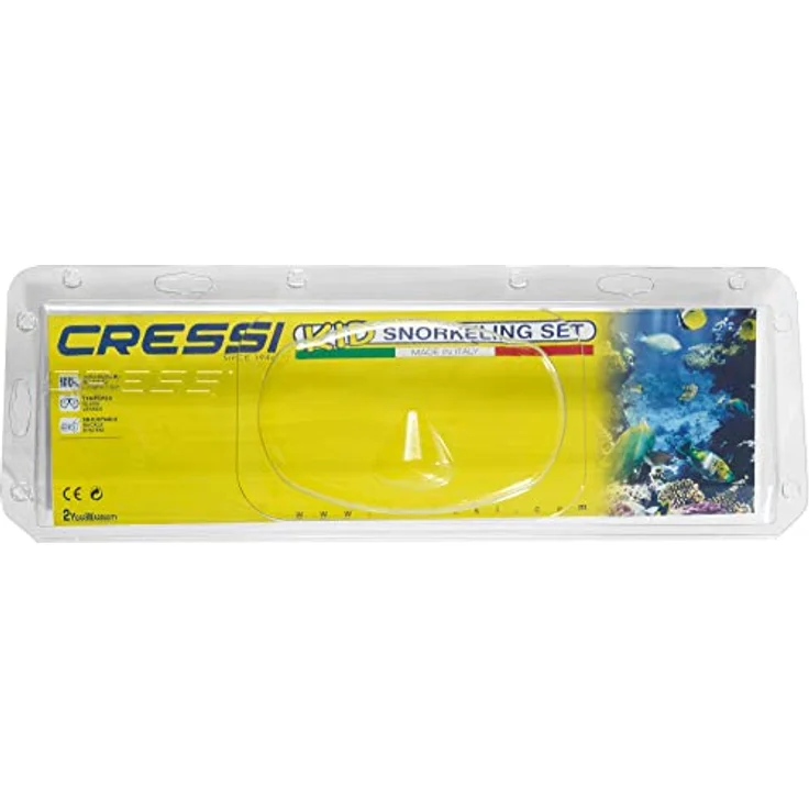 Cressi Premium Combo Schnorchelset Junior - erhältlich mit Marea Jr oder Estrella Jr Maske und Top-Schnorchel, Unisex Kind – Bild 4