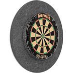 Karella Schallschutz für Steeldartboards, Geräuschreduzierung über 80%, anthrazitfarben