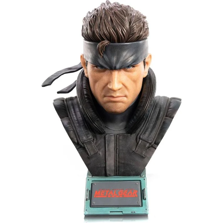 First 4 Figures Metal Gear Solid buste Grand Scale Solid Snake 31 cm, hochwertige Büste aus Polyresin – Bild 1